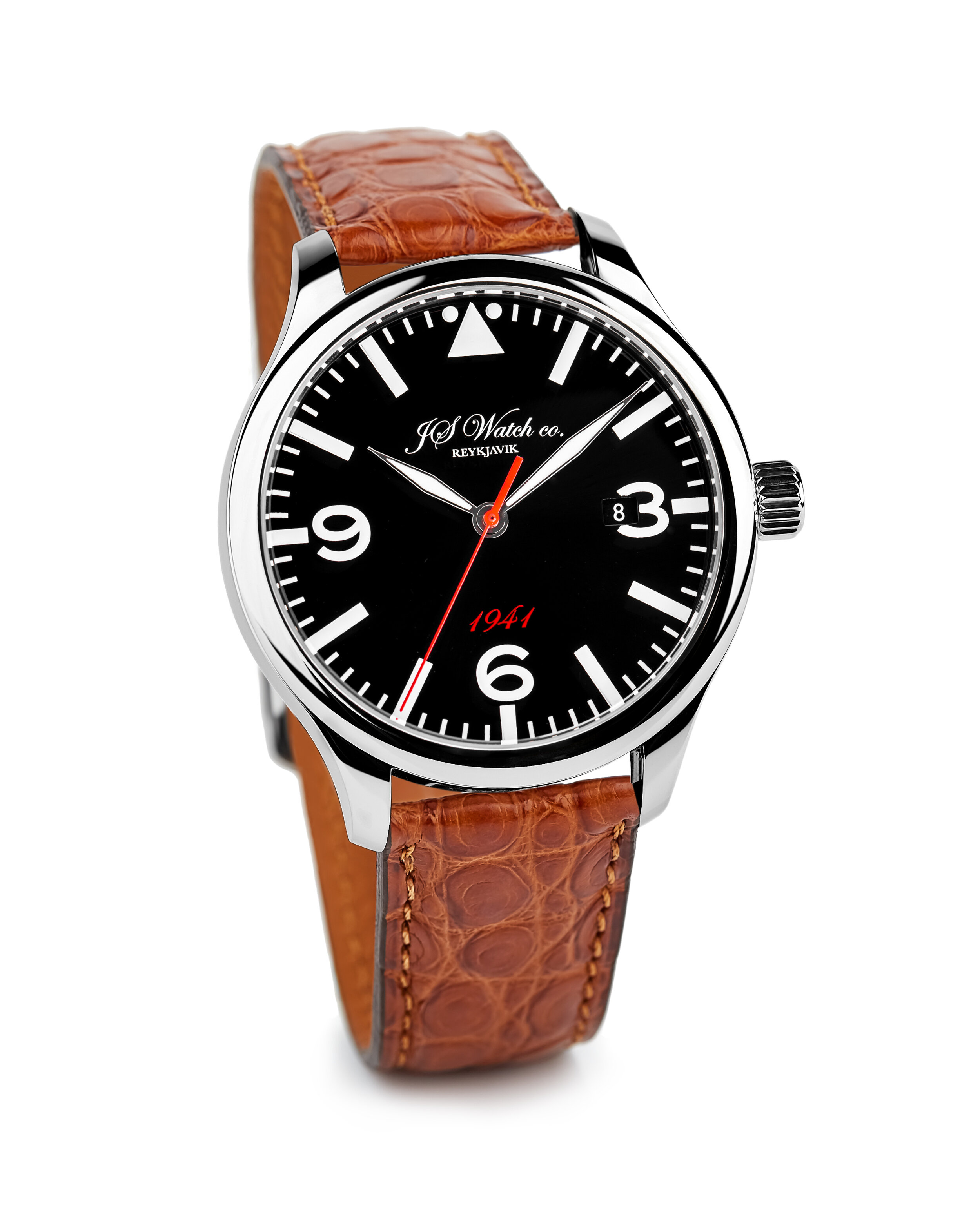JS Watch Company Reykjavik — Frisland 1941 Black